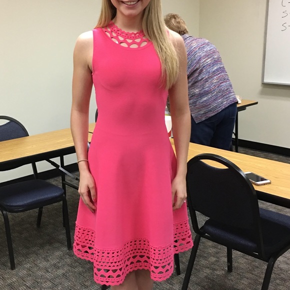 MILLY CUTOUT SWING DRESS - Picture 2 of 2